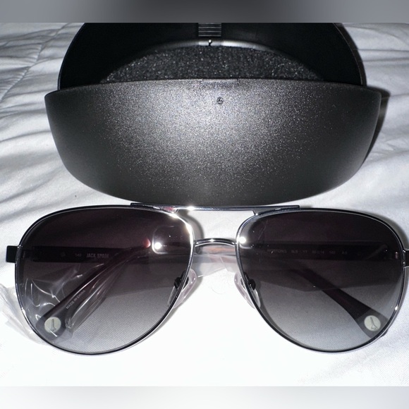 Jack Spade Other - Jack Spade Aviator style Black Sunglasses with case